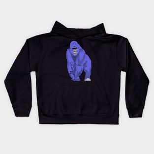 blue gorilla Kids Hoodie